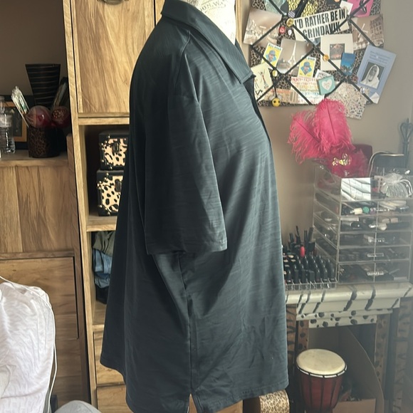 Black Adidas Golf Polo Shirt - Large - Picture 2 of 5